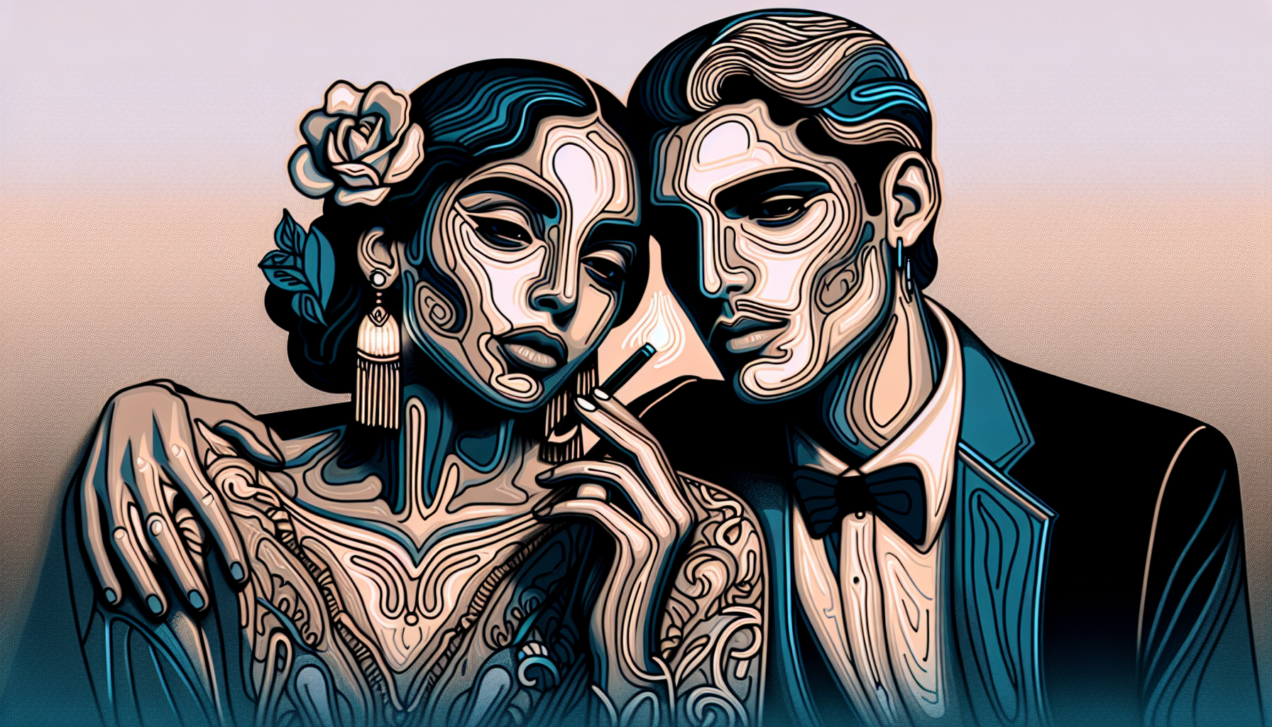 마야 자마와 루벤 디아스의 특별한 로맨스 이야기와 사랑의 교차점