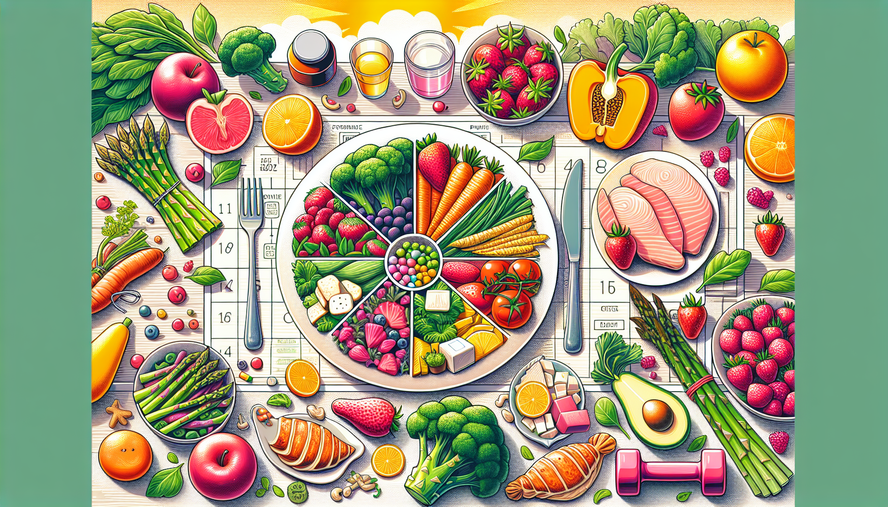 봄 다이어트 제철식단 균형영양