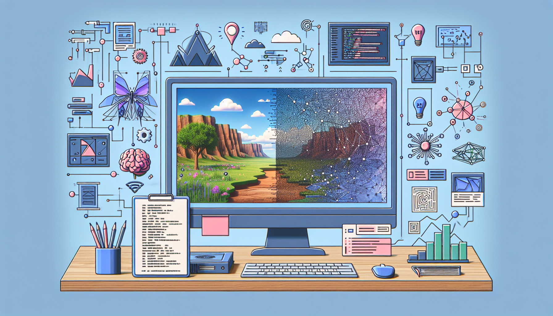 지브리 애니메이션 세계관 분석과 AI의 역할