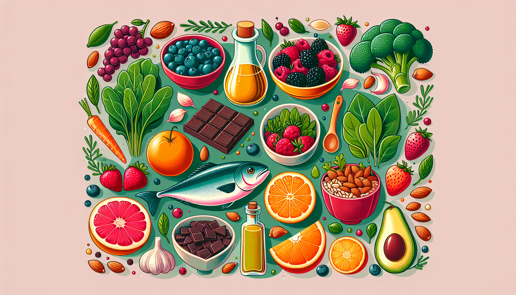 집에서 손쉽게 실천하는 혈관 건강을 위한 10가지 음식 목록