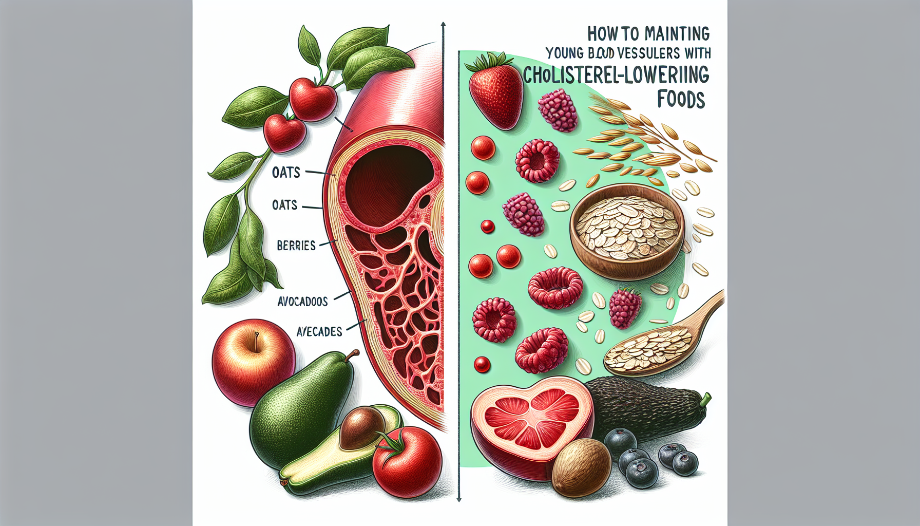 콜레스테롤 낮추는 음식으로 혈관 나이 젊게 유지하는 법