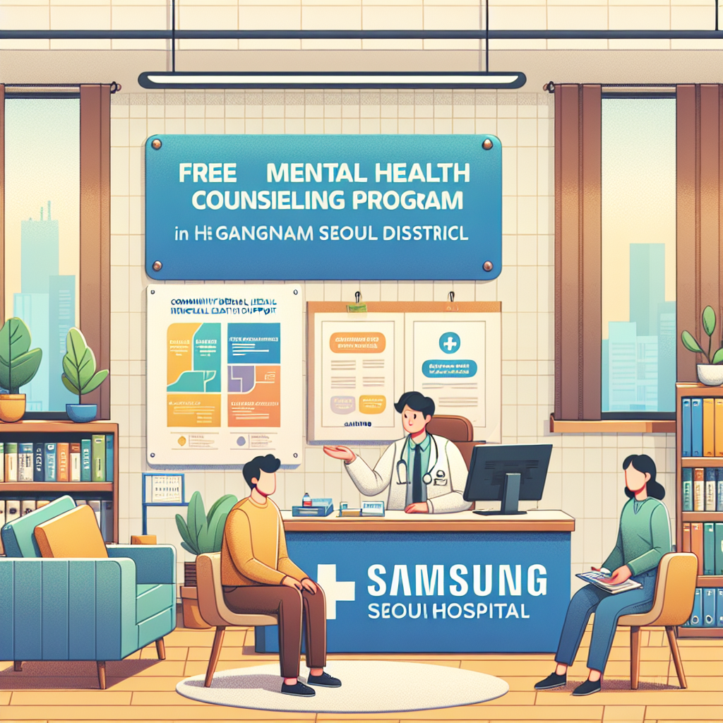 강남구 삼성서울병원 무료 정신건강 상담프로그램 지역사회 정신건강 지원