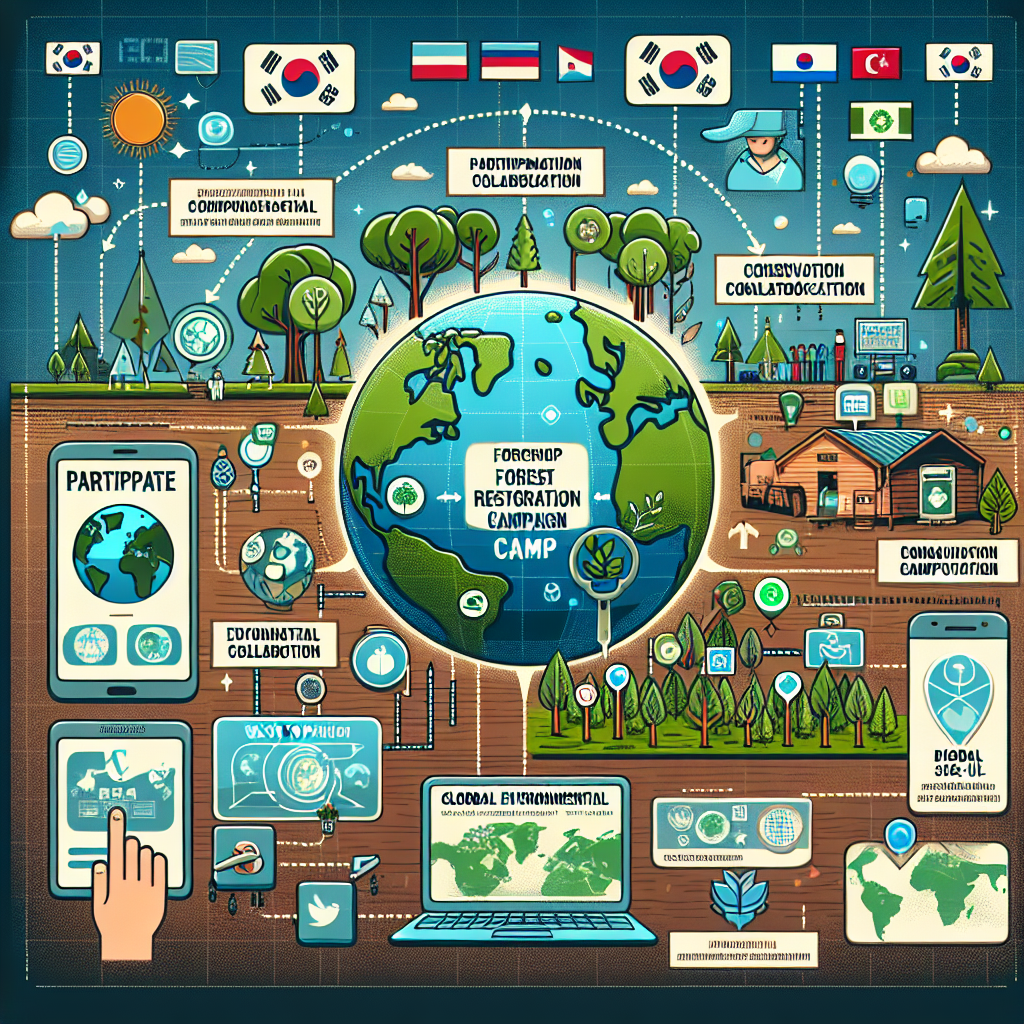 대한민국 산림복원 캠페인 CAMP 참여 방법과 글로벌 환경 협력의 미래