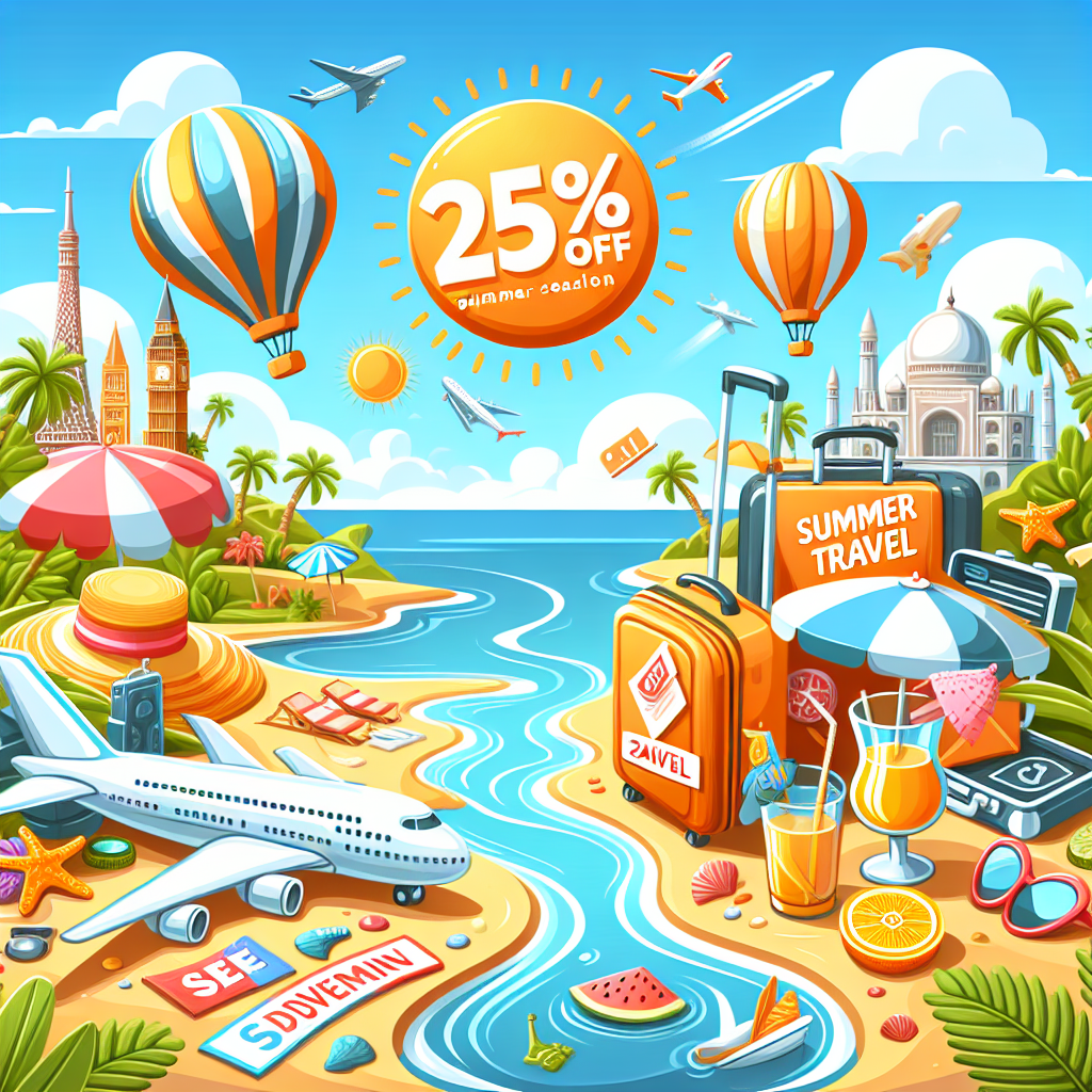 여름 성수기 여행 할인 최대 25Percent 해외국내여행 프로모션