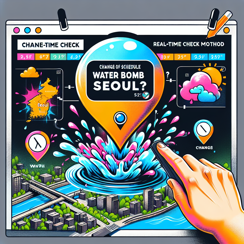 워터밤 서울 일정 변경 실시간 체크 방법 안전 대처 전략