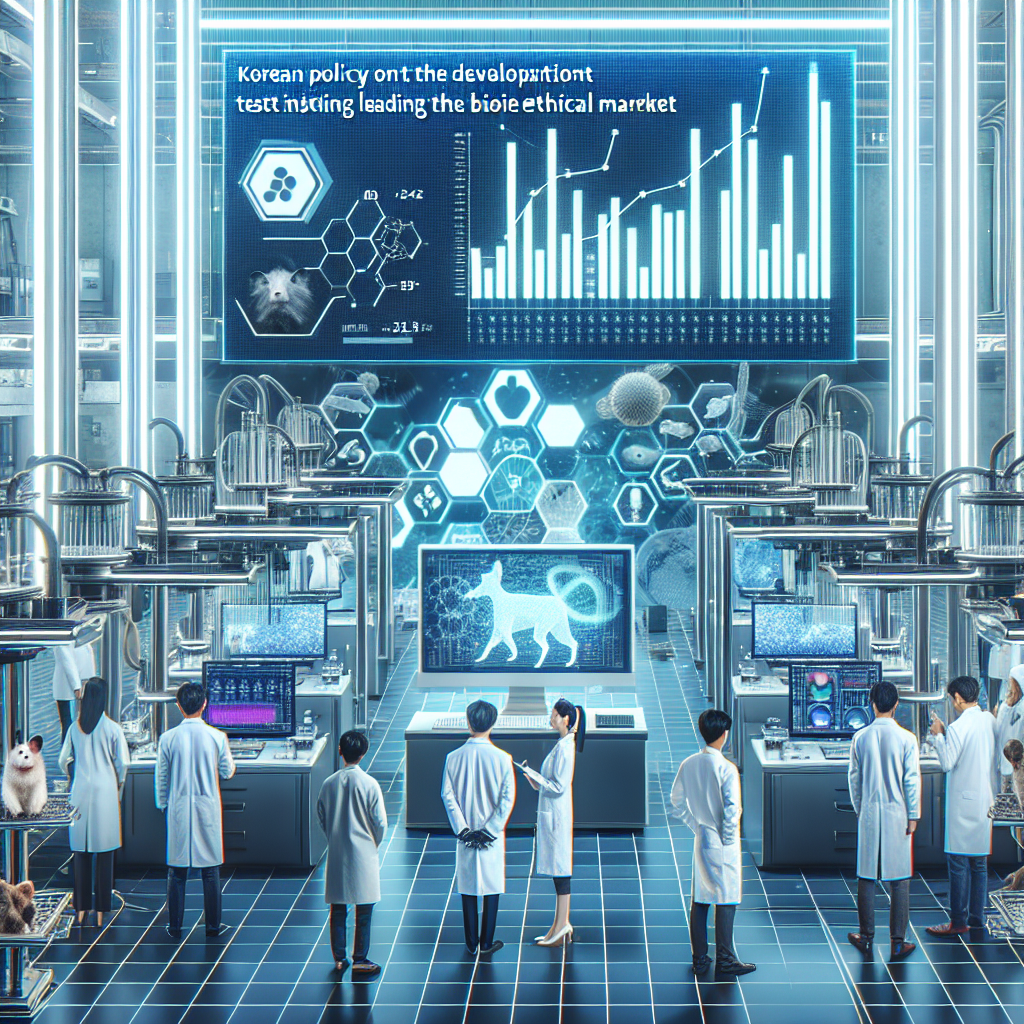 한국 동물실험 대체 기술 개발 정책 바이오 윤리시장 선도