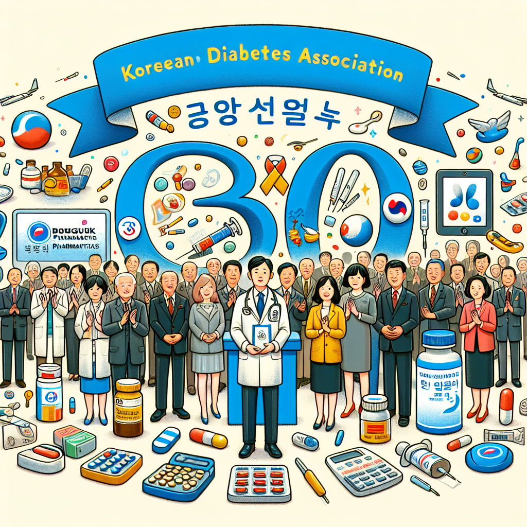 한국당뇨협회 창립 30주년 기념과 동국제약의 당뇨병 예방 공로 성과