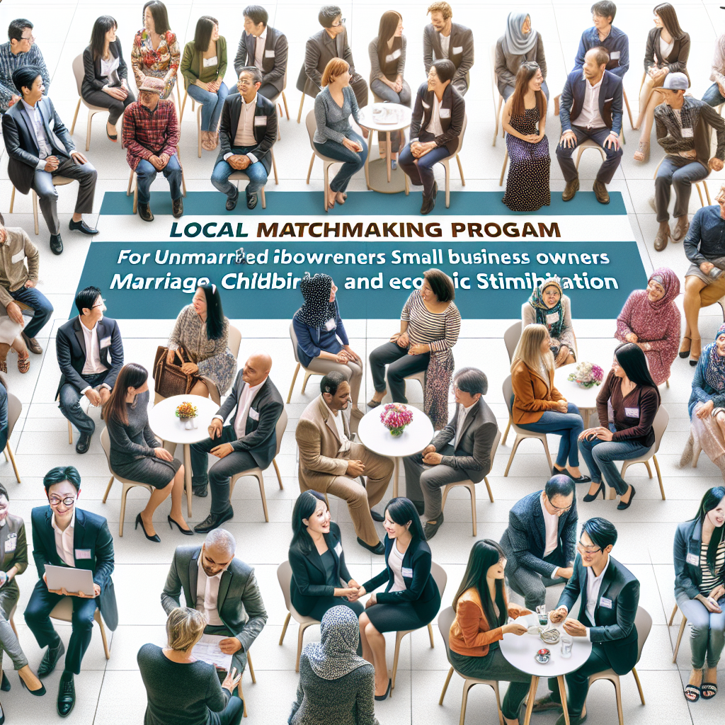 대전시 미혼 소상공인 만남 프로그램을 통한 지역사회 결혼출산 장려 및 경제 활성화