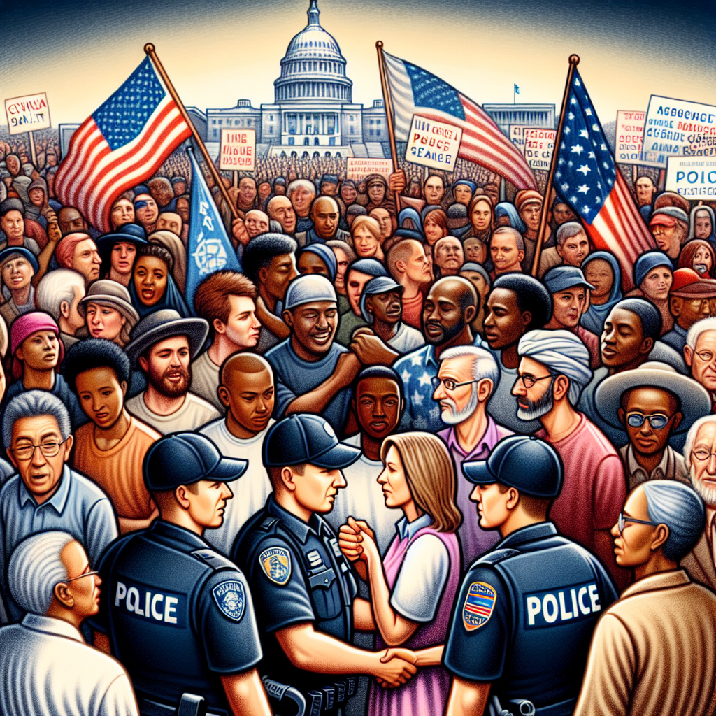 미국 좌파 시위와 법 집행 긴장 정치적 안정과 시민 안전 협력 필요