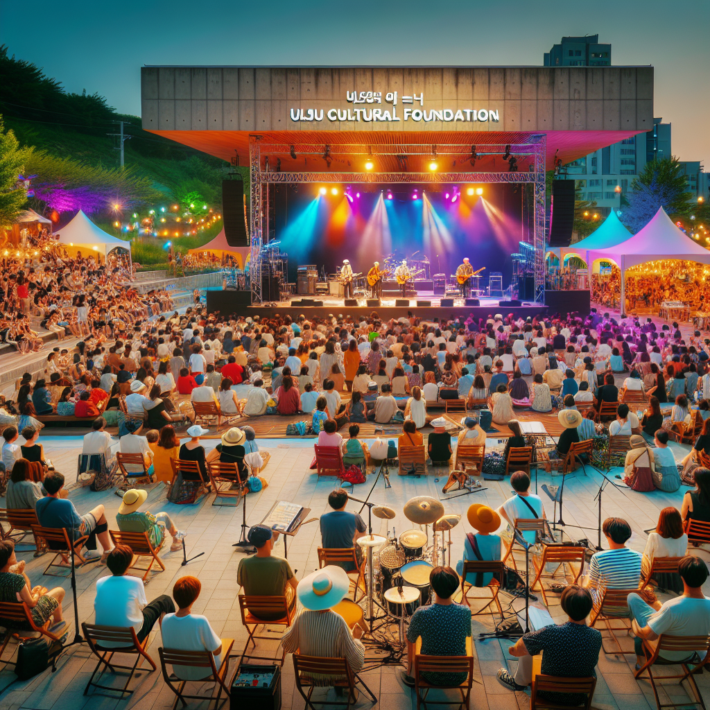 울산 울주문화재단 여름 야외마당 콘서트 무료 문화축제