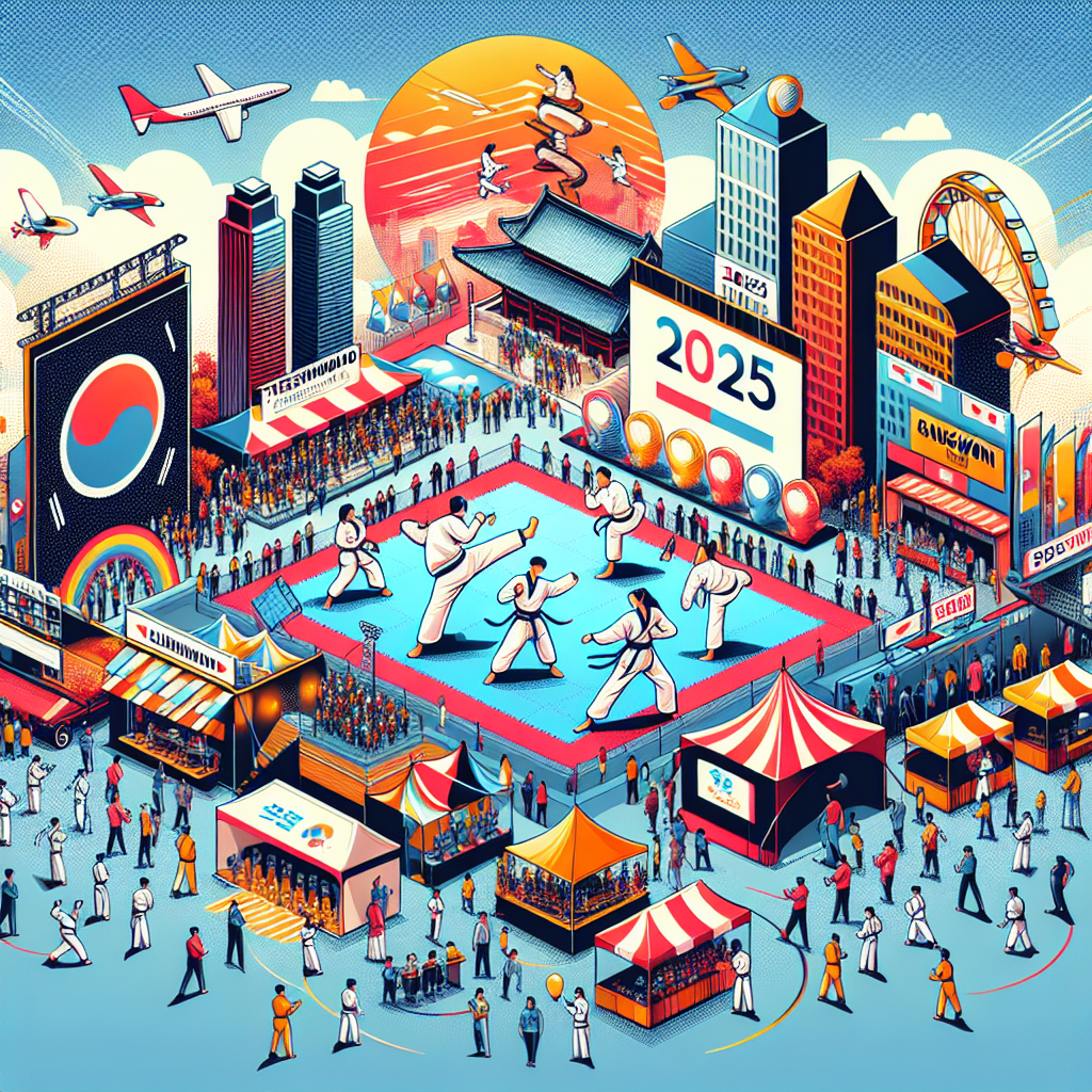 춘천 태권도 축제 글로벌 태권도 문화와 산업의 만남, 2025 강원 태권도 대회 기대