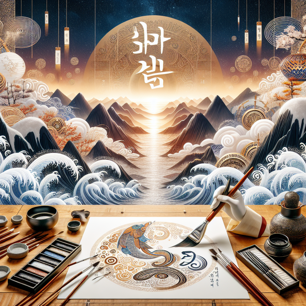 한국 현대서예 걸음과 한글문화의 미래 전시회