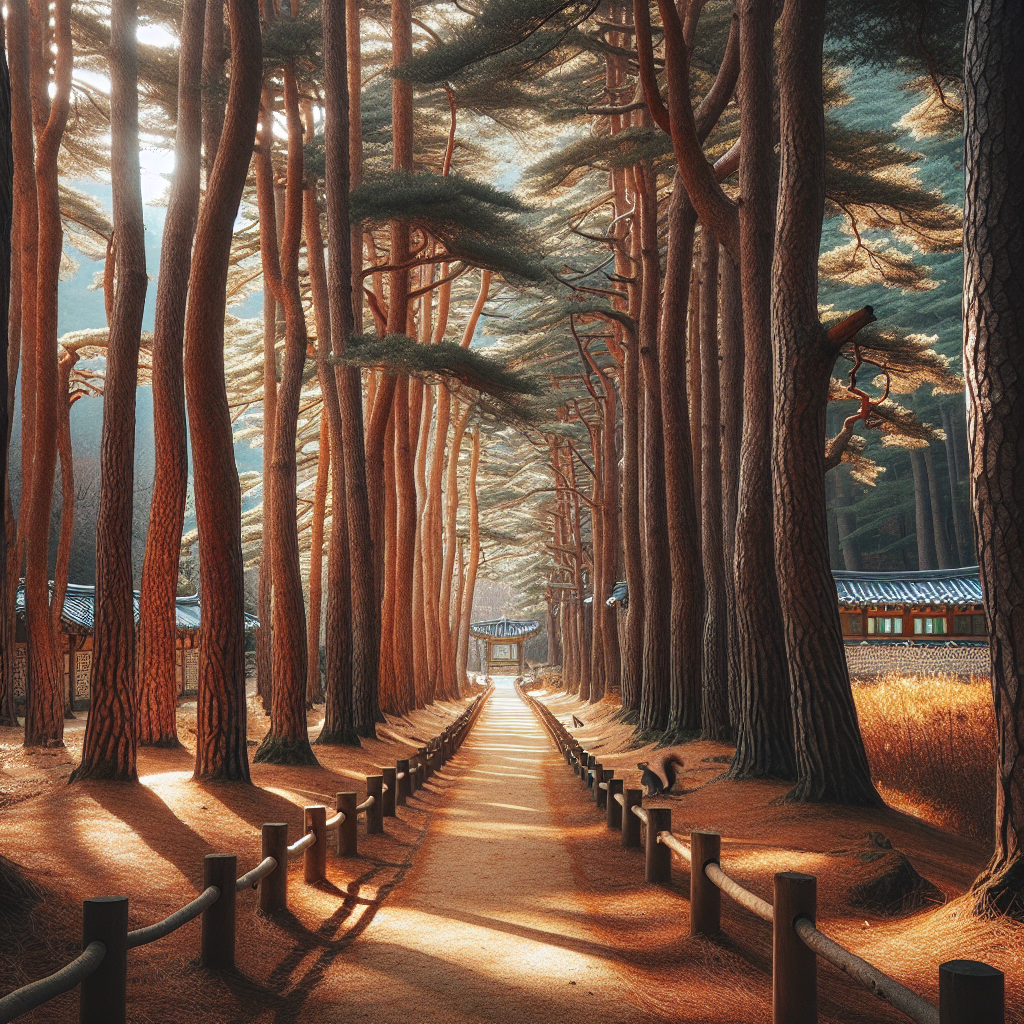 대관령 금강소나무 숲길 자연생태 문화체험 힐링 산책로