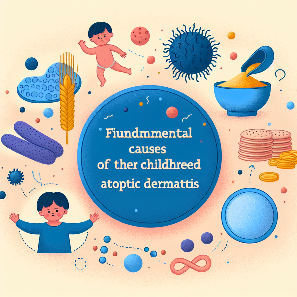 소아 아토피 피부염 근본 원인 미생물 식이 섬유 건강 예방