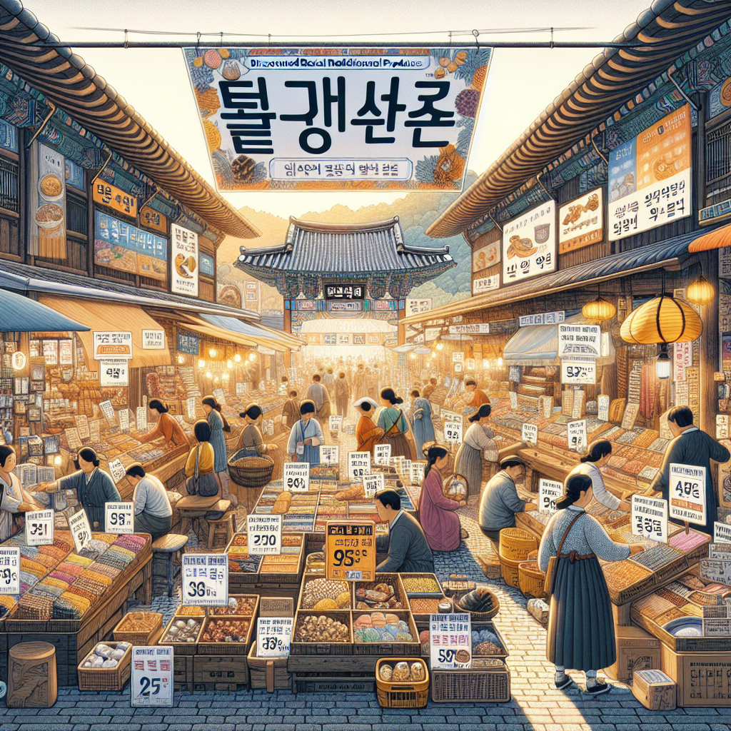 경남지역 특산품 할인행사로 지역경제 활성화와 전통시장 부흥