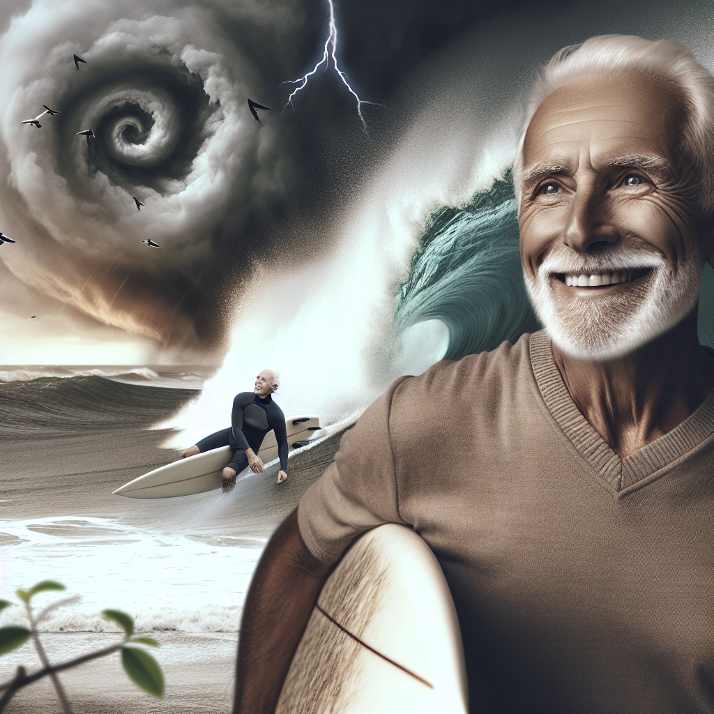 나이 넘은 서퍼의 용기 자연재해 대응과 건강한 노년 사례