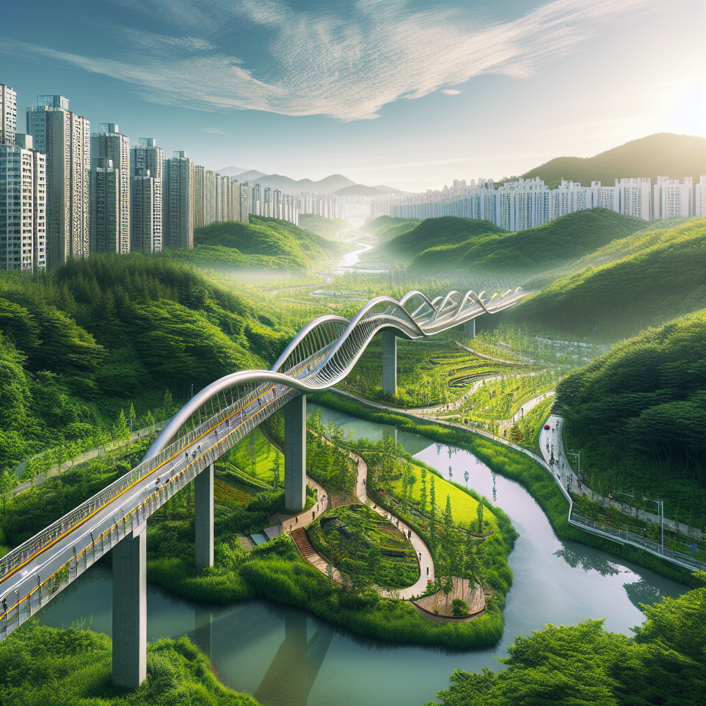 익산 신흥공원 보행교 개통으로 도시 재생과 자연친화성 강화