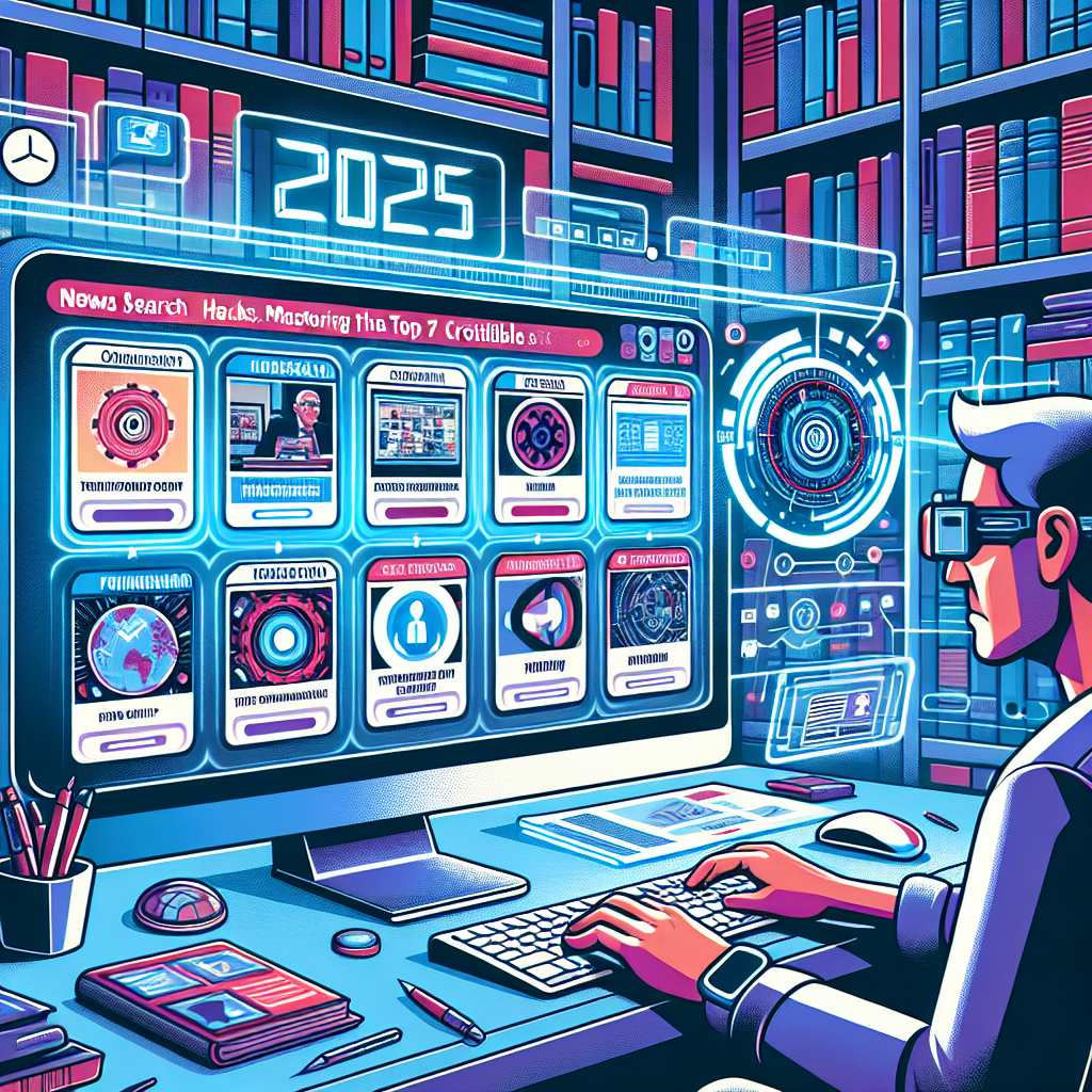 2025년 뉴스 검색 노하우: 신뢰도 높은 핵심 사이트 7곳 완전 정복