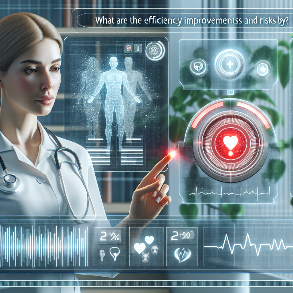 의료 AI가 가져오는 업무 효율성 향상과 위험성들은 어느 정도일까