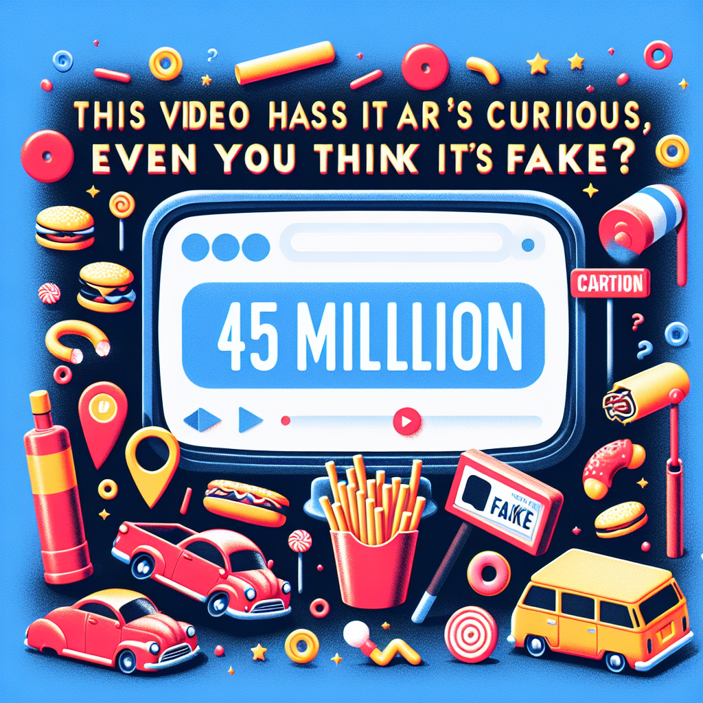 이 영상 4500만 뷰, 가짜인줄 알면서도 궁금하신가요