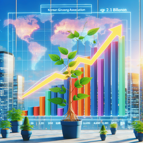 한국고려홍삼조합이 글로벌시장에 21억 수출 더 강력한 홍삼의 미래를 예측하나요